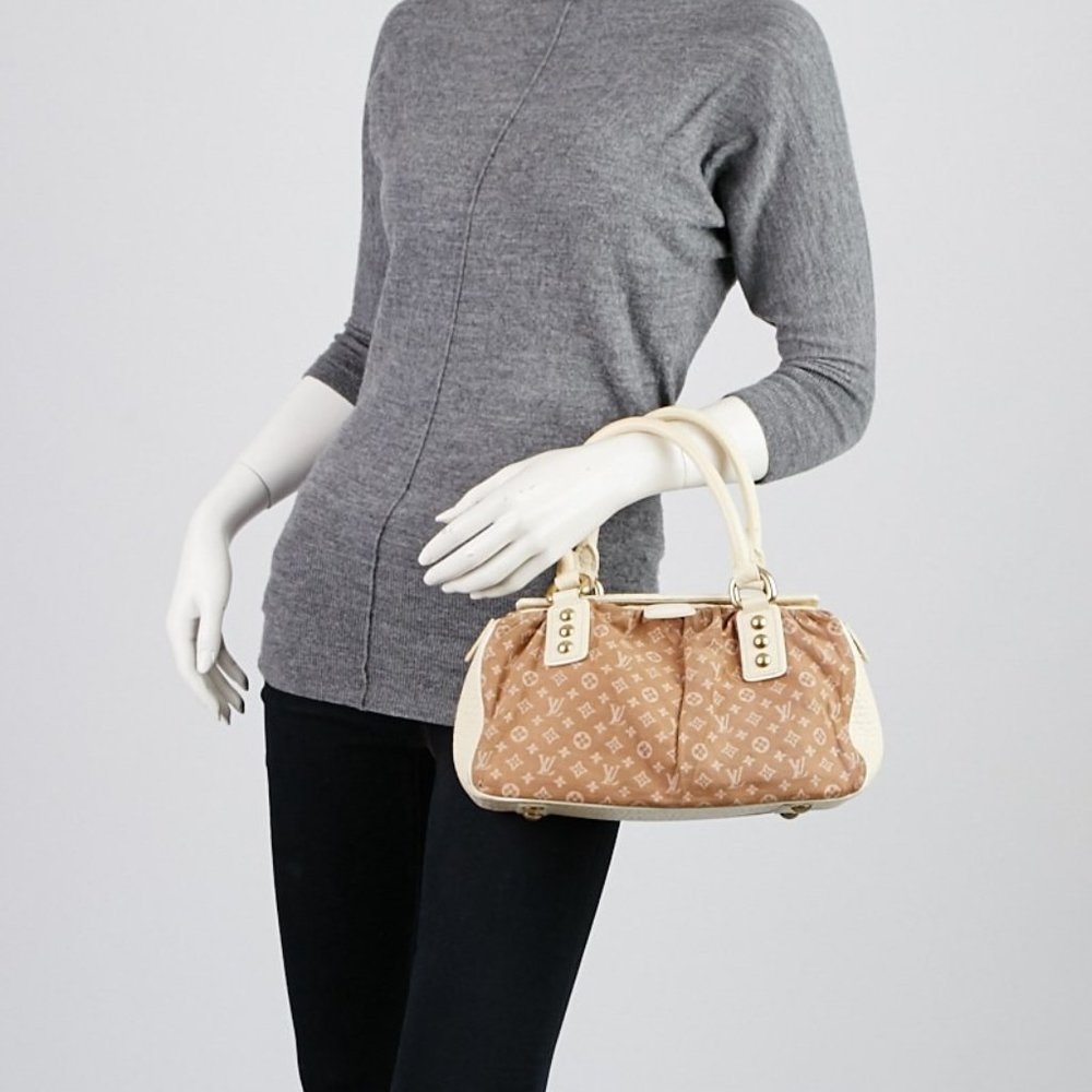 Louis Vuitton Trapeze Pm Camel Mini Lin Hobo Bag - Picture 1 of 15